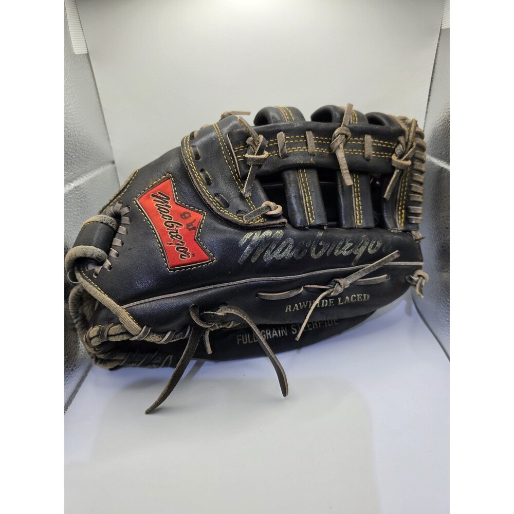 MacGregor HatchBack ProLock 12" Full Grain Steerhide Baseball Glove Black